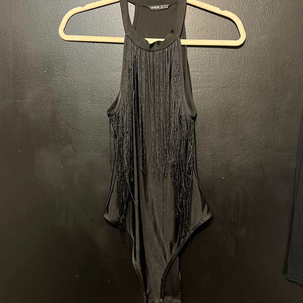 Women’s fringe bodysuit. Size medium